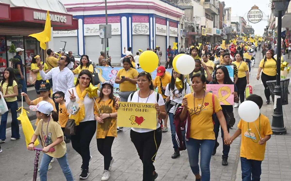 Caminata para concientizar sobre el cáncer en Tampico